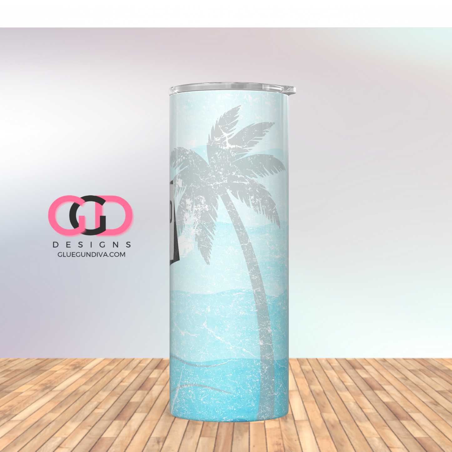 Retired Under New Management - Digital tumbler wrap for 20 oz skinny straight tumbler