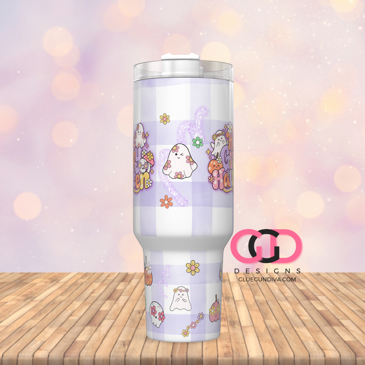 Have a Groovy Halloween -   Digital tumbler wrap for 40 oz tumbler