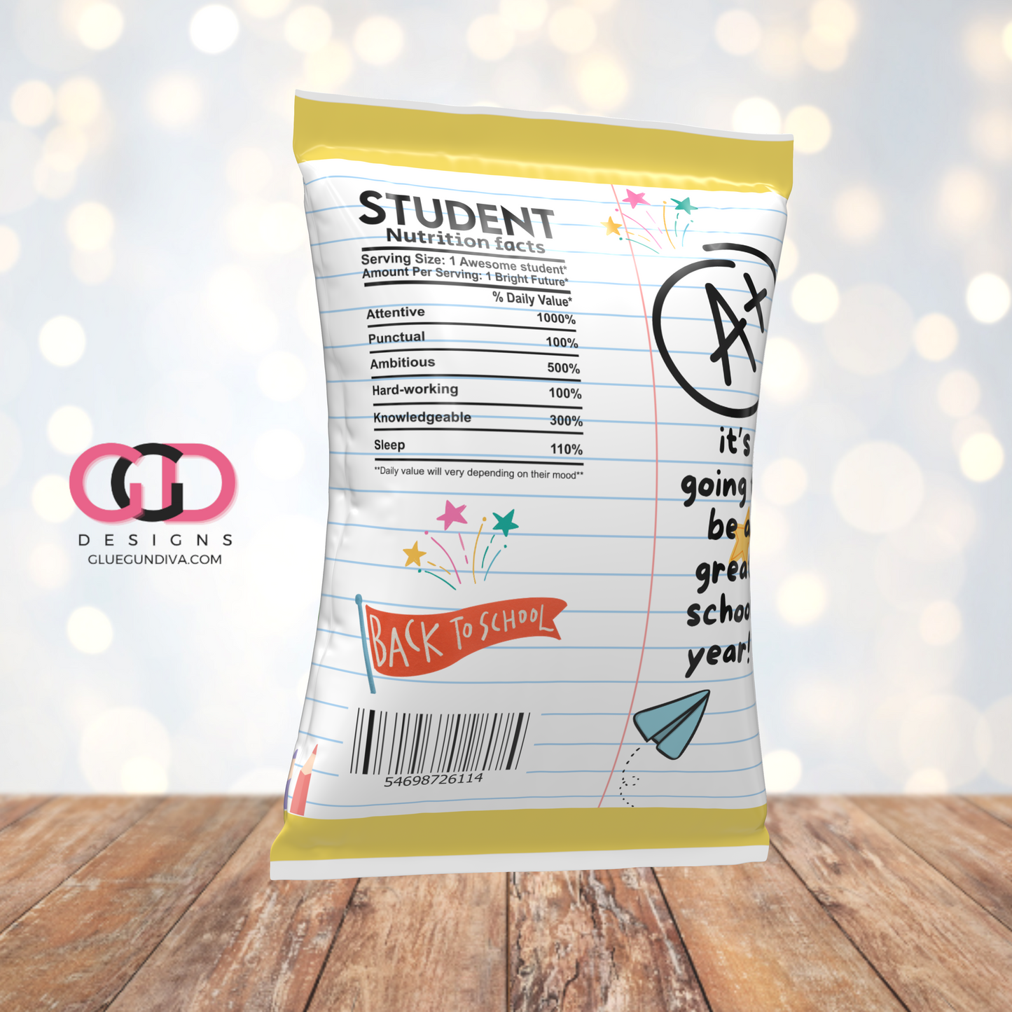 Back To School  -   Chip Bag Design