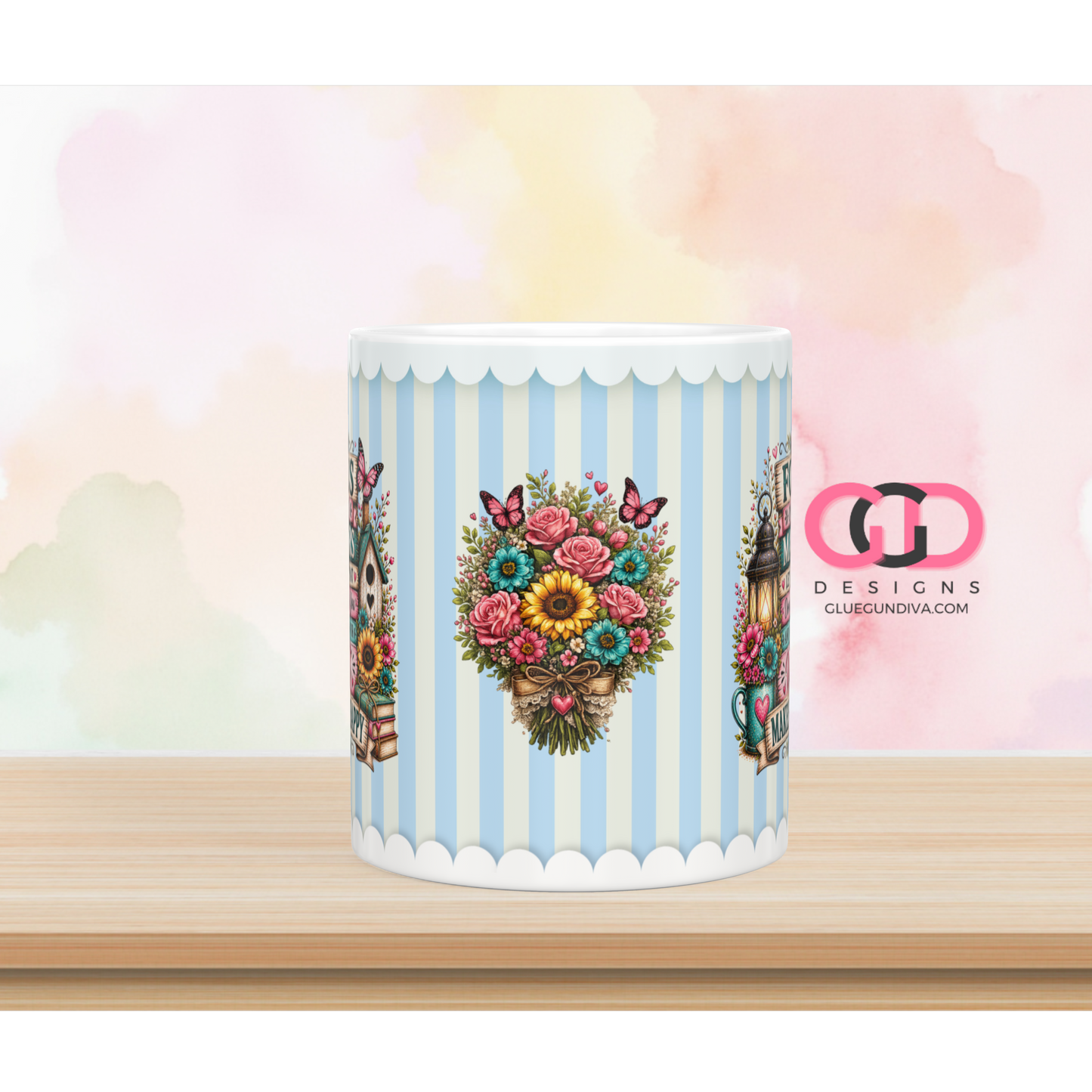 Focus on What Matters - Digital mug wrap for 11 and 15 oz