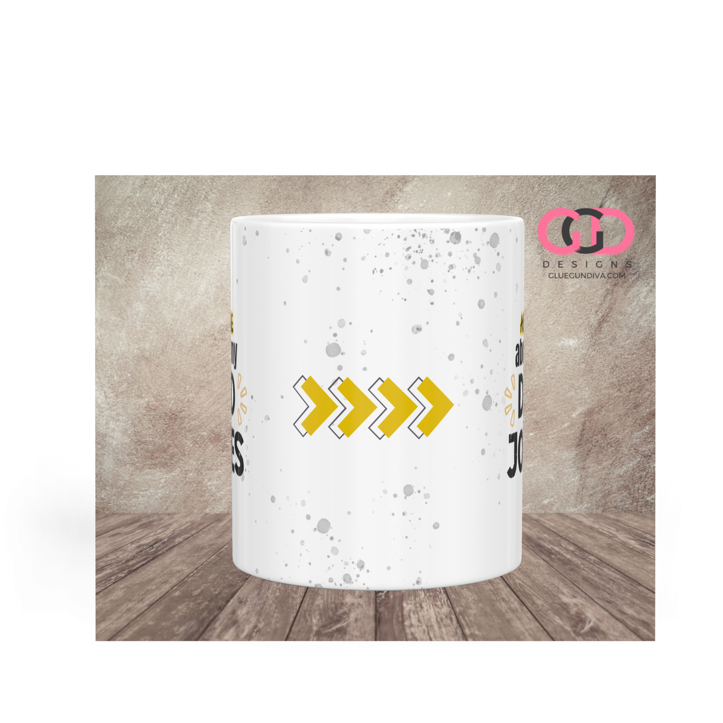 Ask Me About My Dad Jokes - Digital mug wrap for 11 and 15 oz