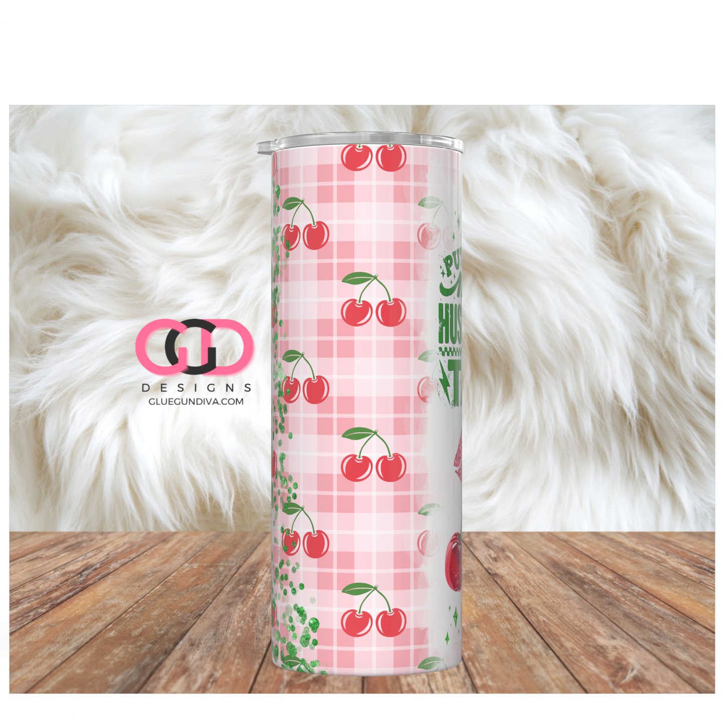 My Husband's Tab -Digital tumbler wrap for 20 oz skinny straight tumbler