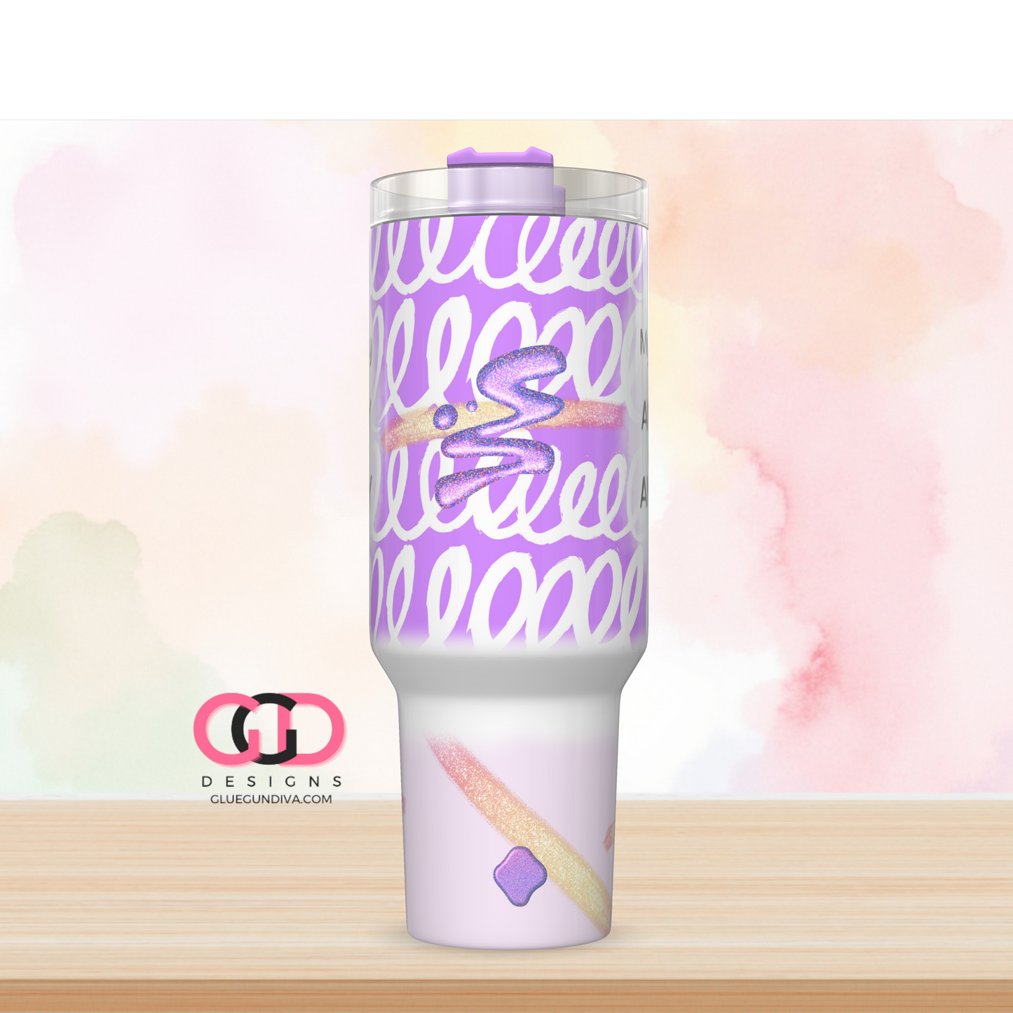 My Anxiety Has Anxiety -   Digital tumbler wrap for 40 oz tumbler