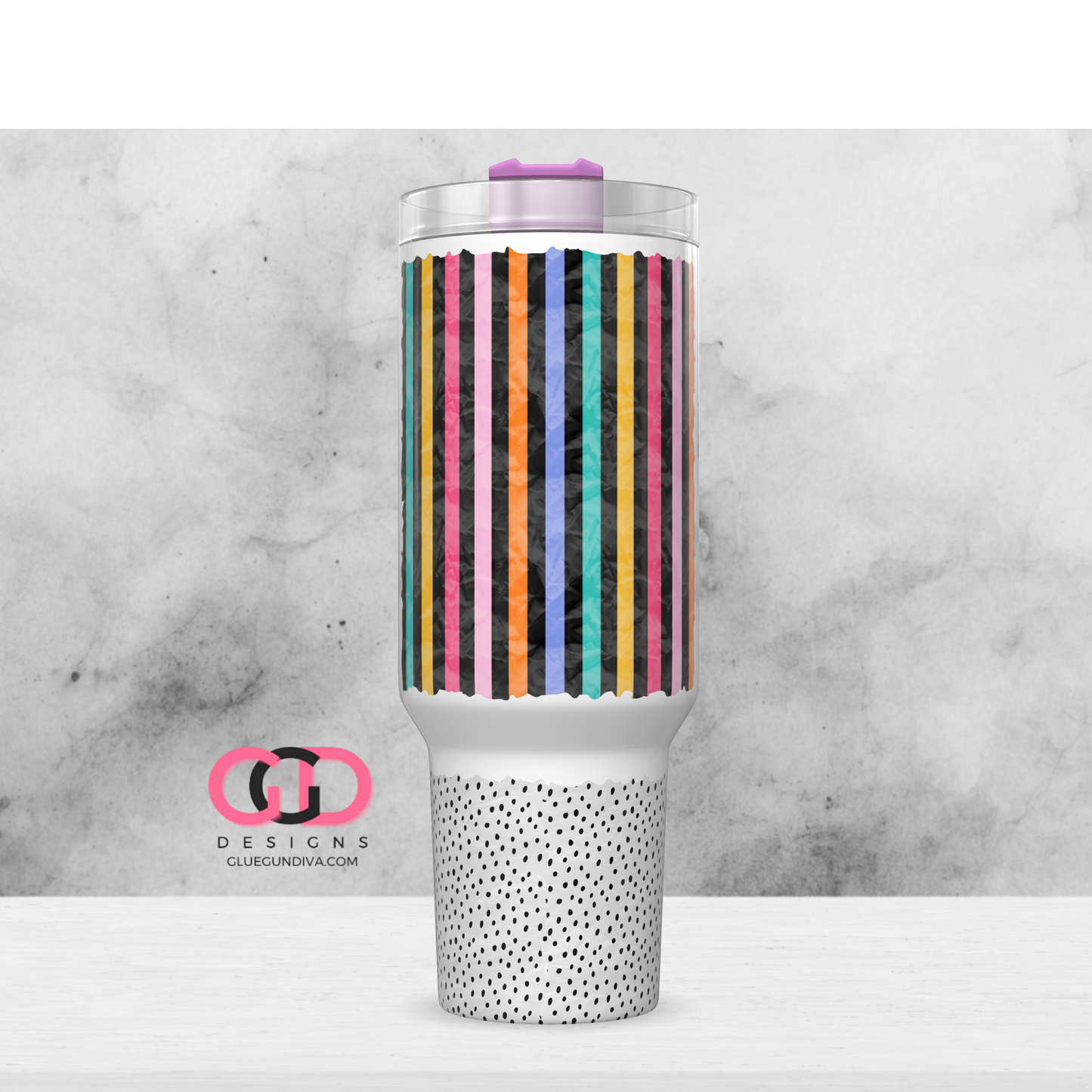 It Balances Out -   Digital tumbler wrap for 40 oz tumbler