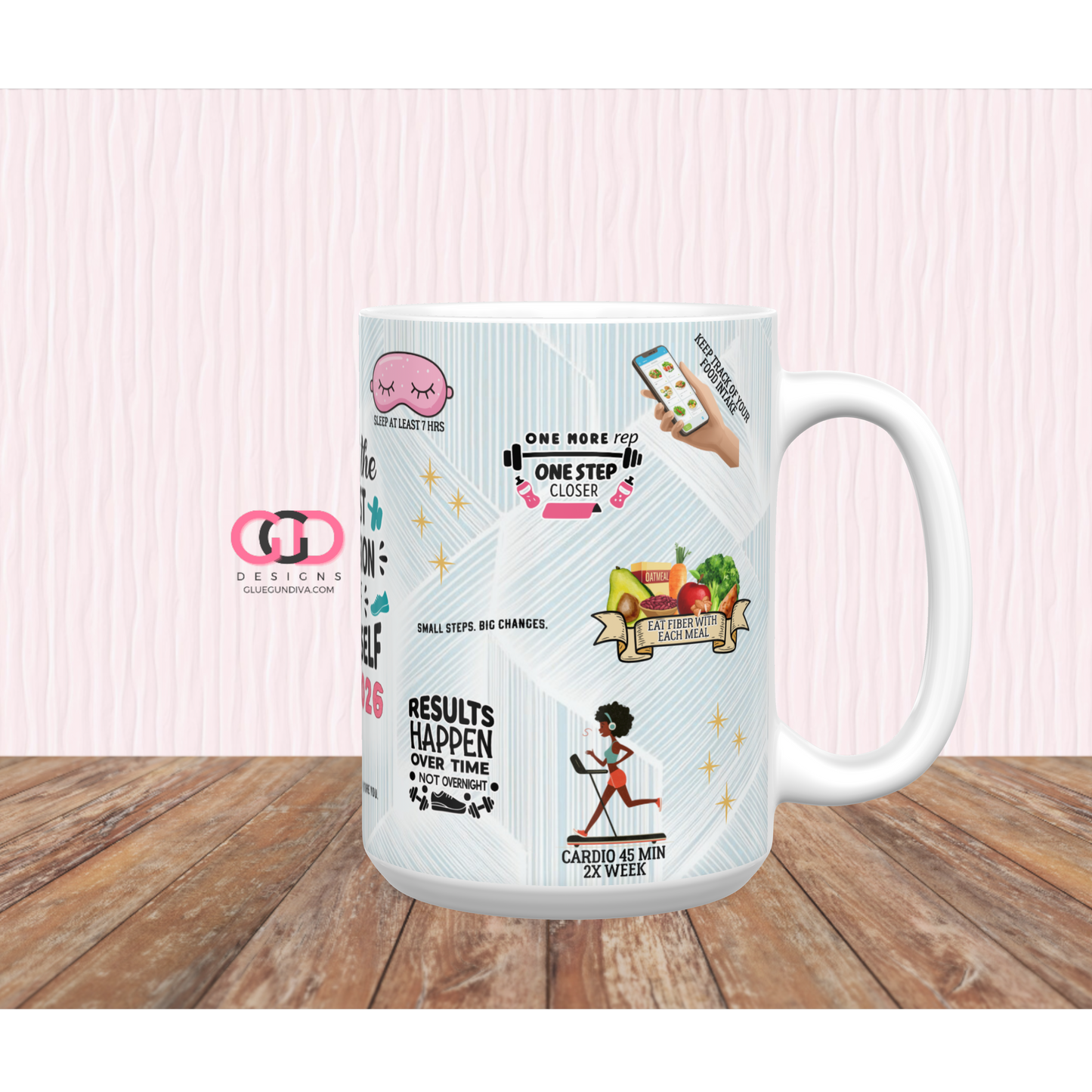 Best Version of Yourself 2026 - Digital mug wrap for 11 and 15 oz