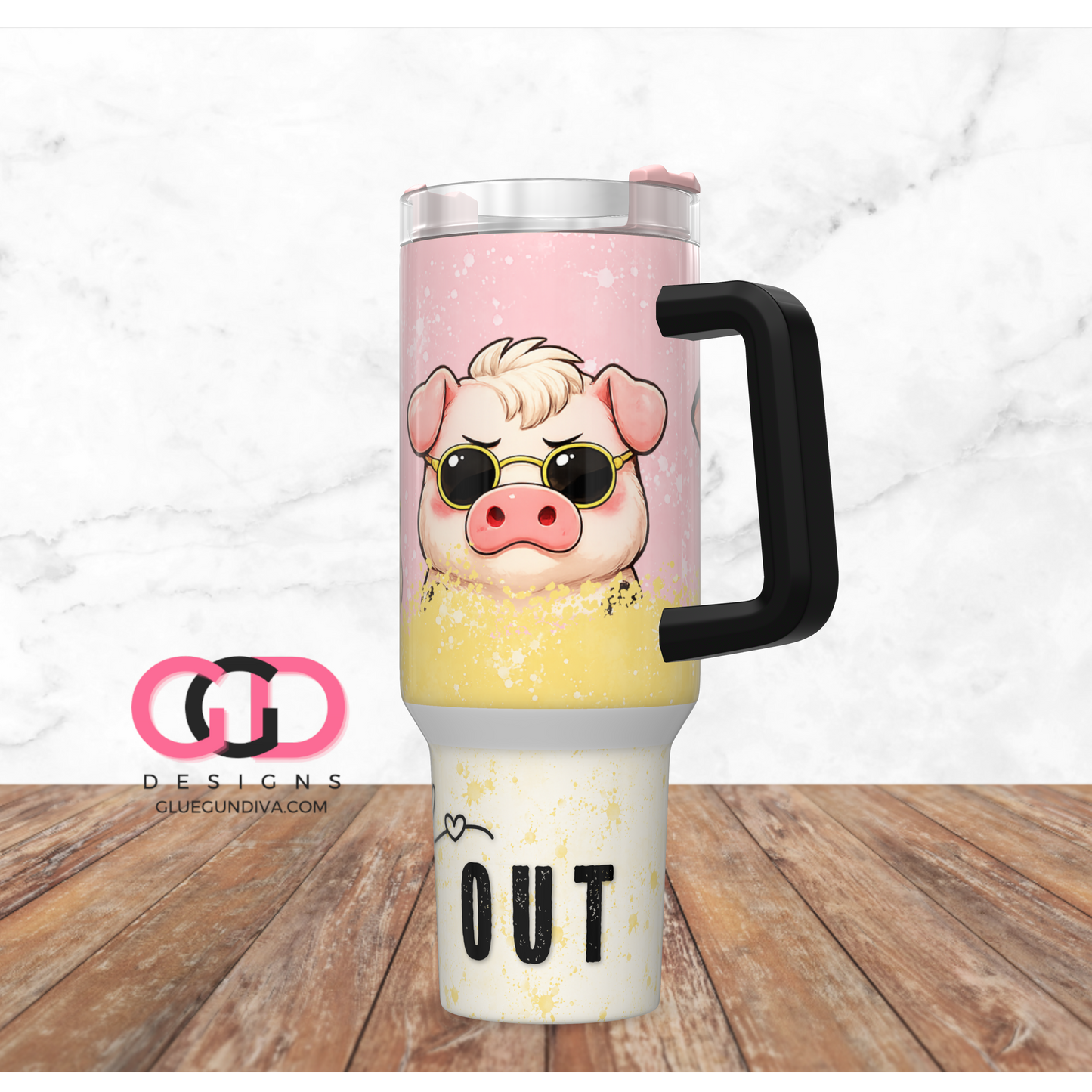 All Peopled Out -   Digital tumbler wrap for 40 oz tumbler