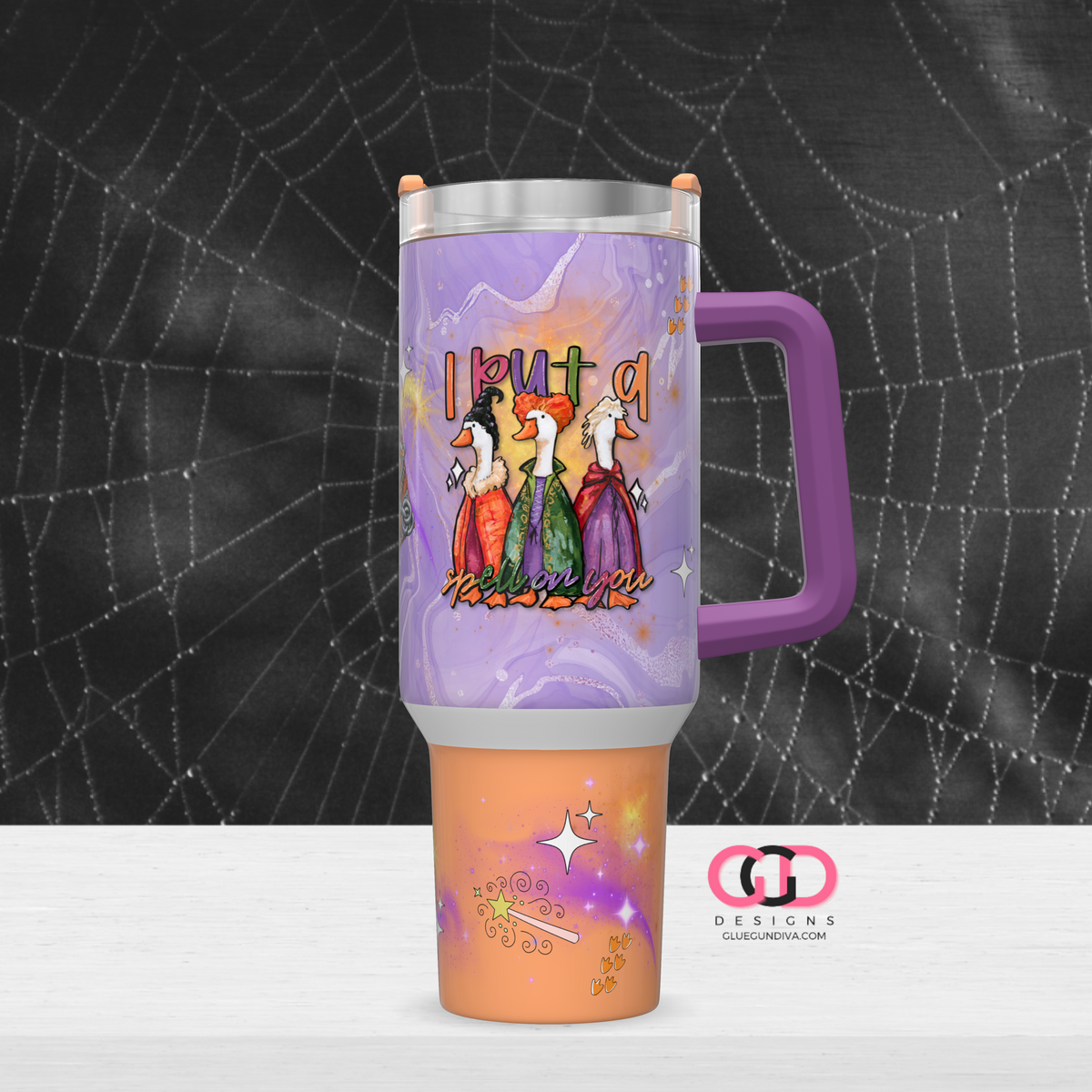 I Put a Spell On You - Digital tumbler wrap for 40 oz tumbler