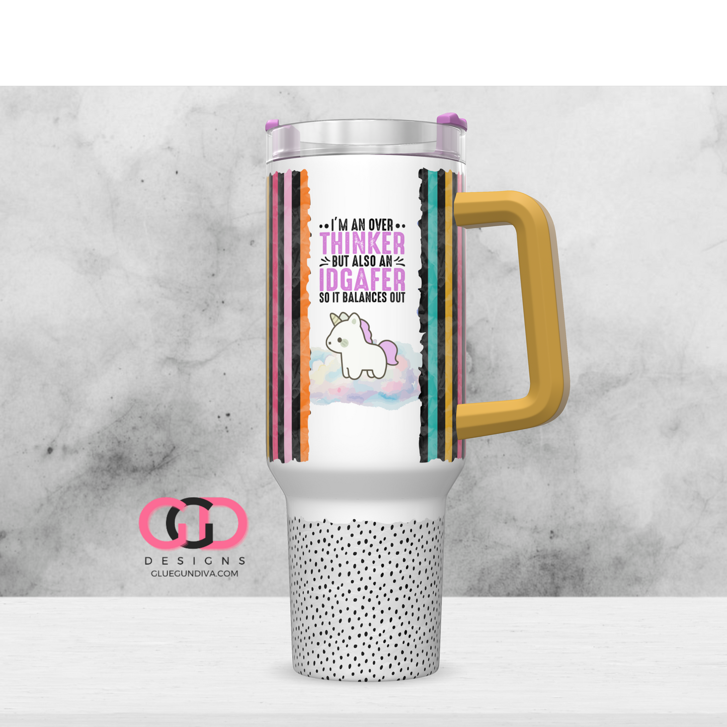 It Balances Out -   Digital tumbler wrap for 40 oz tumbler