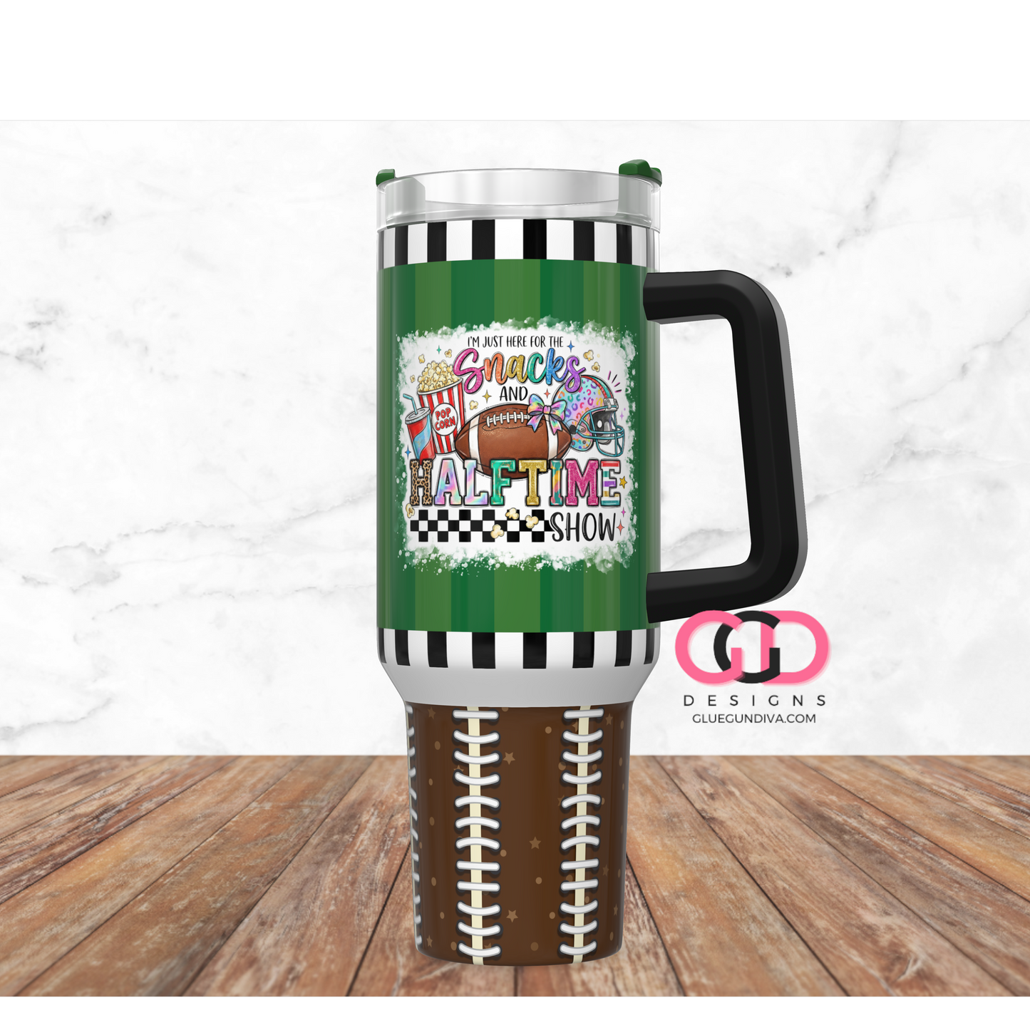 I'm just here for the snacks  -   Digital tumbler wrap for 40 oz tumbler