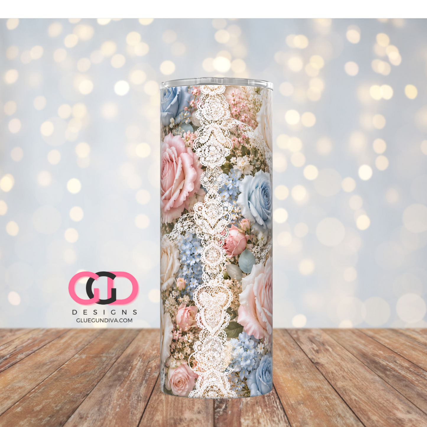 Happy Birthday To You -  Digital tumbler wrap for 20 oz skinny straight tumbler