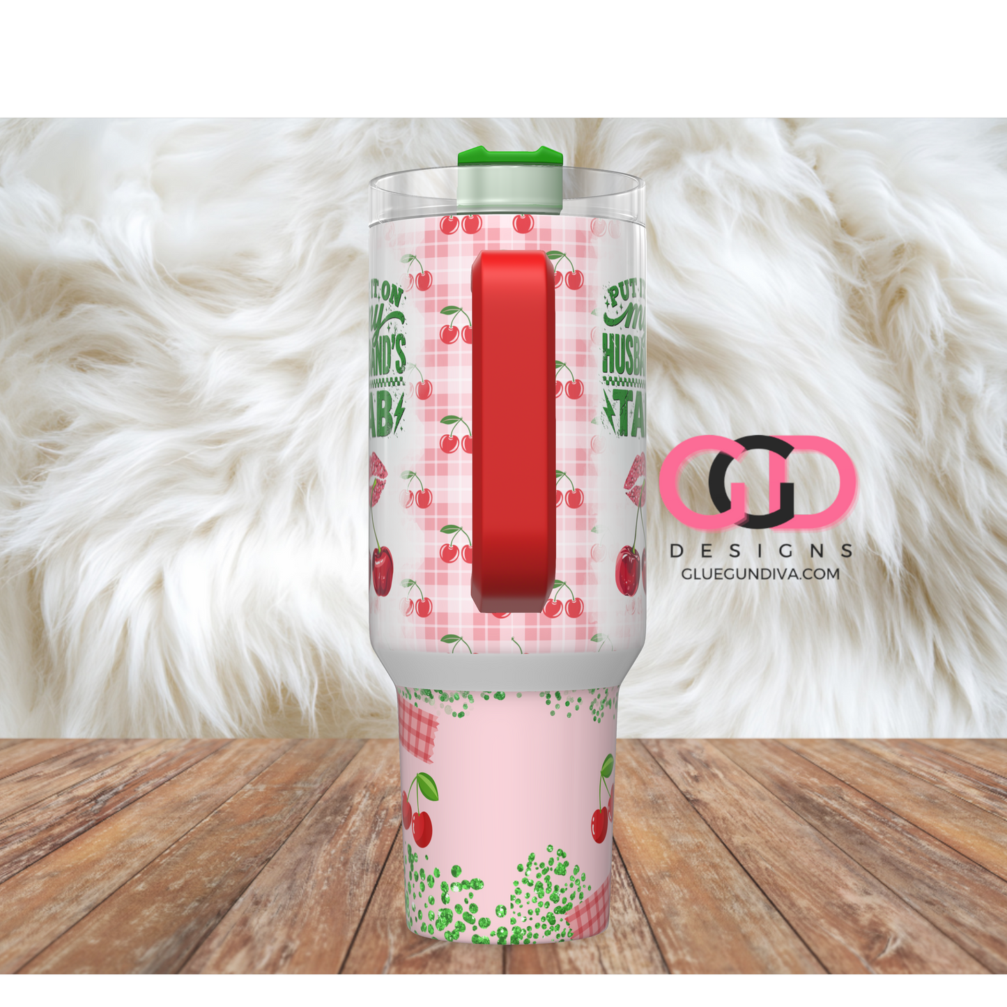 My Husband's Tab -   Digital tumbler wrap for 40 oz tumbler
