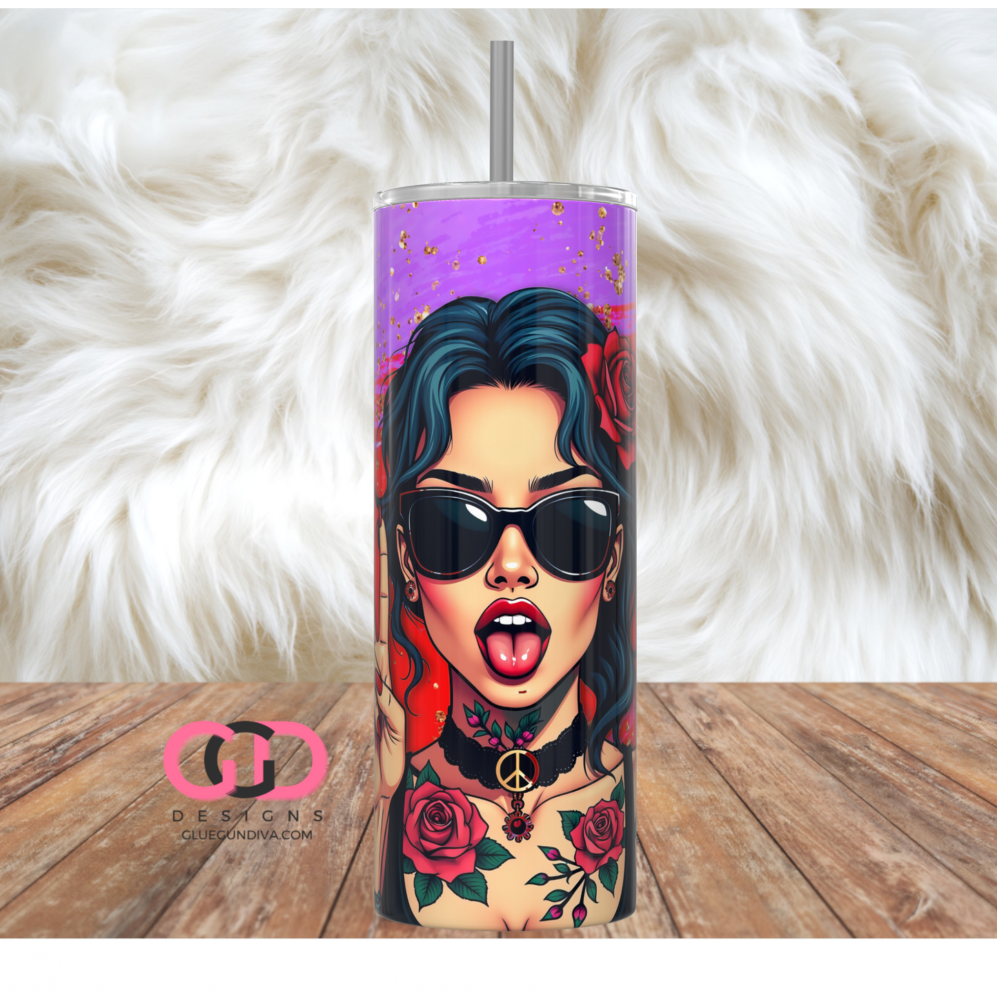 Do What You Love -   Digital tumbler wrap for 20 oz skinny straight tumbler