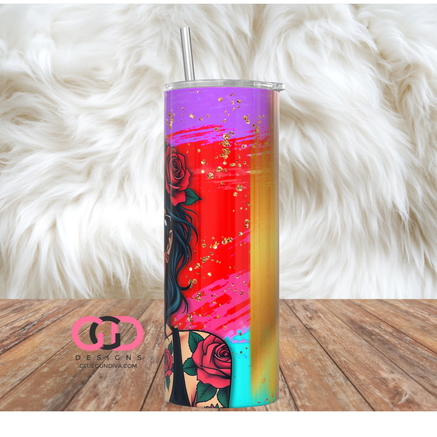 Do What You Love -   Digital tumbler wrap for 20 oz skinny straight tumbler
