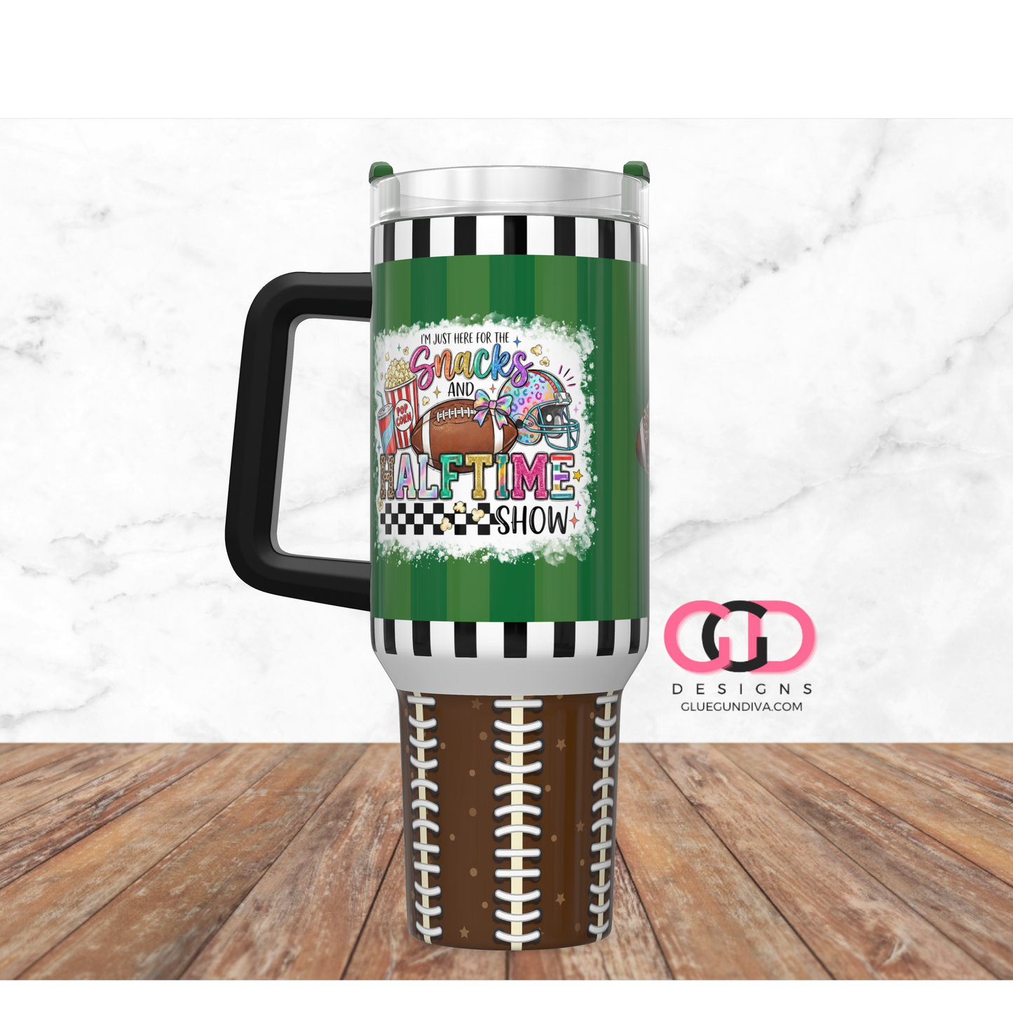 I'm just here for the snacks  -   Digital tumbler wrap for 40 oz tumbler