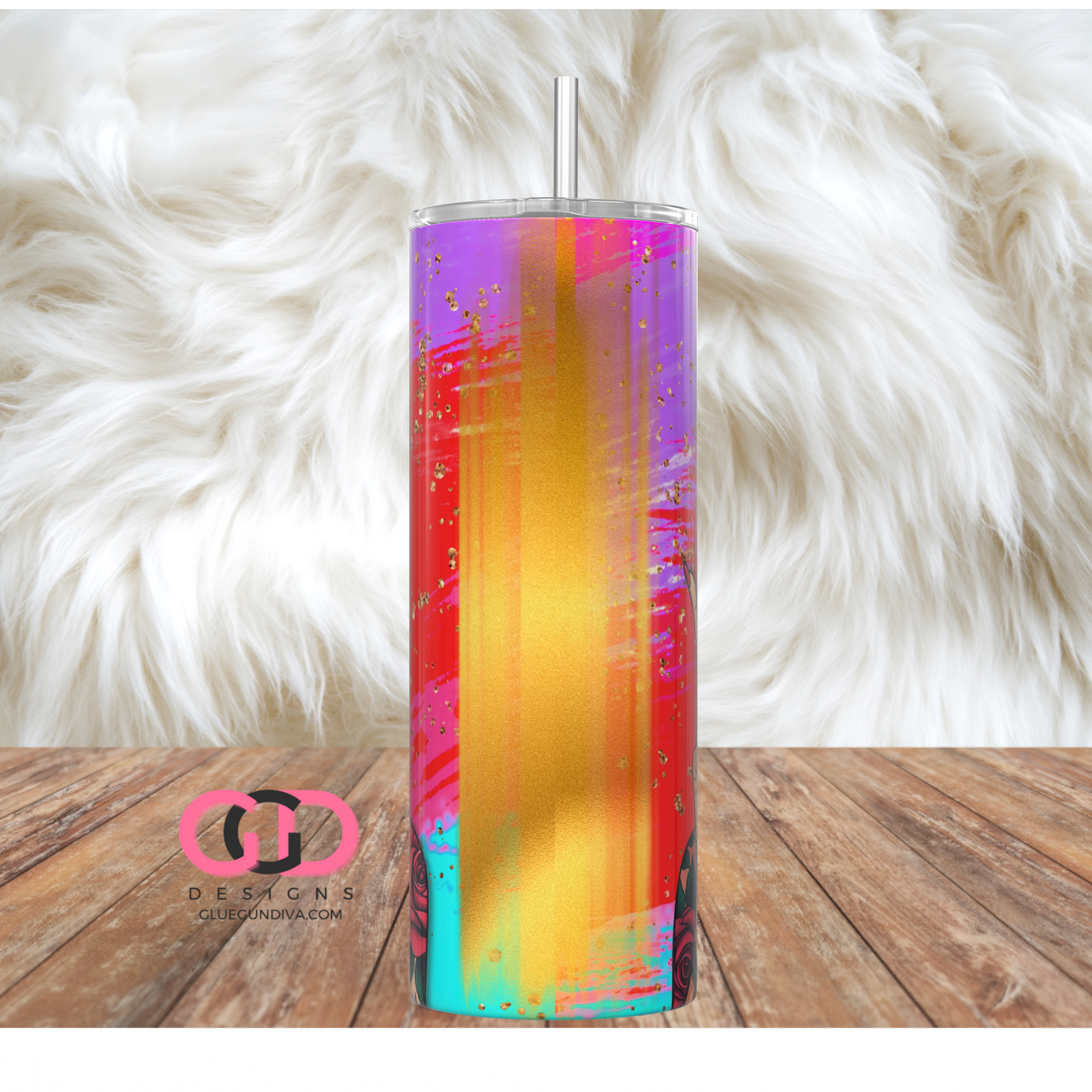 Do What You Love -   Digital tumbler wrap for 20 oz skinny straight tumbler