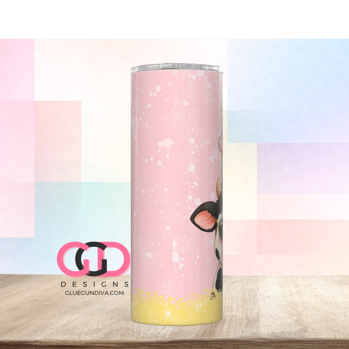 All Peopled Out Vertical -  Digital tumbler wrap for 20 oz skinny straight tumbler