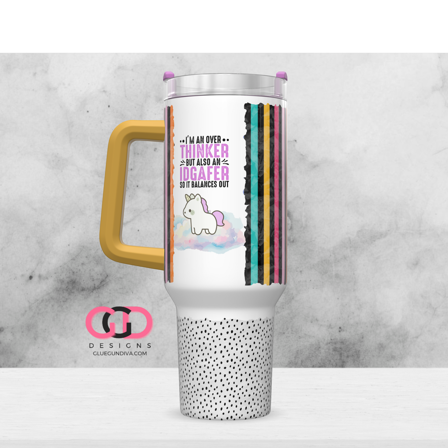 It Balances Out -   Digital tumbler wrap for 40 oz tumbler