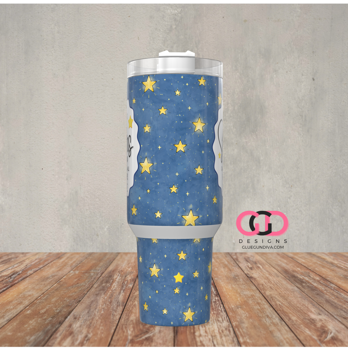 Stars by Name -   Digital tumbler wrap for 40 oz tumbler