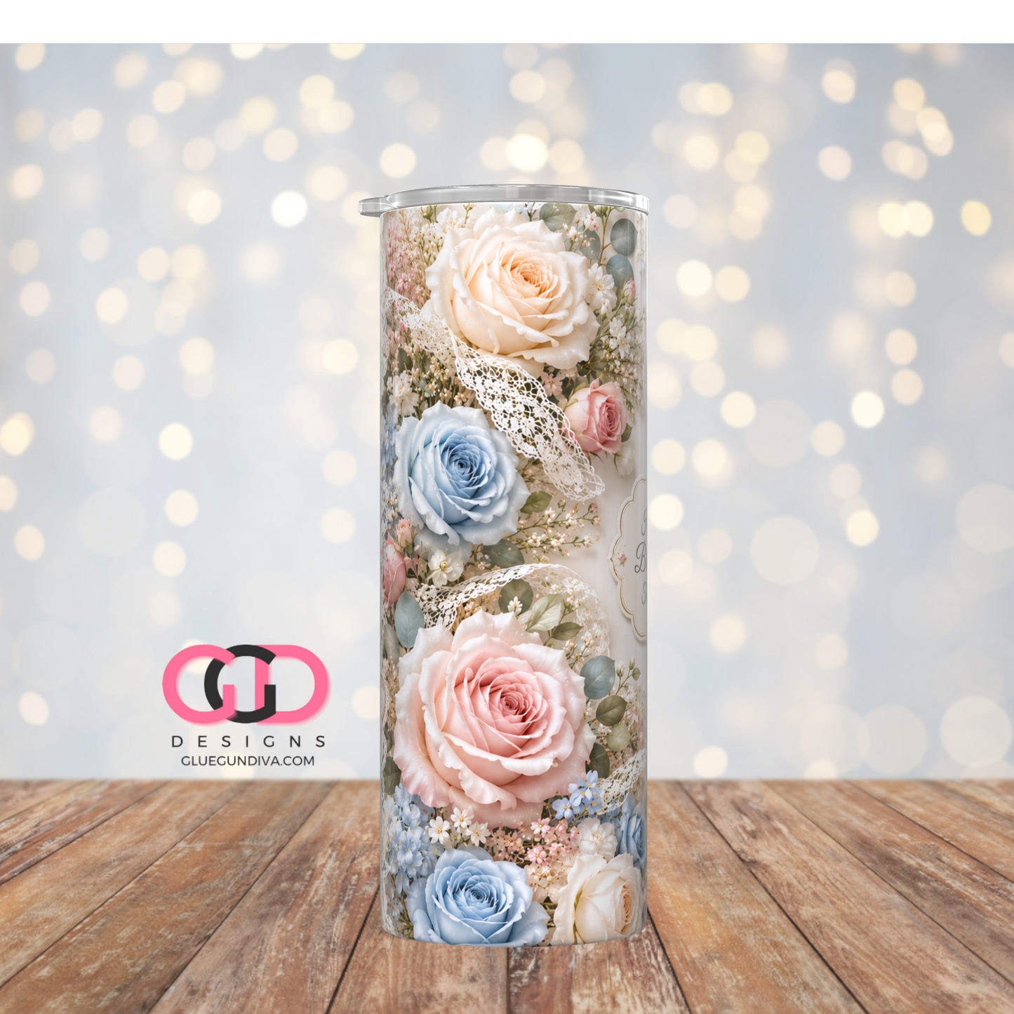 Happy Birthday To You -  Digital tumbler wrap for 20 oz skinny straight tumbler