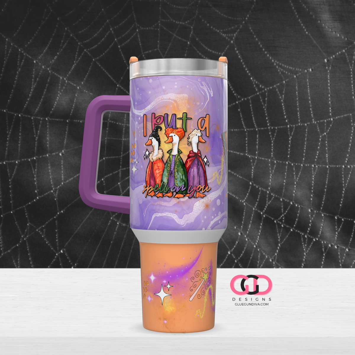 I Put a Spell On You - Digital tumbler wrap for 40 oz tumbler