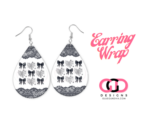 Spider Web Lace  - Earring Design