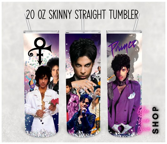 PRINCE COLLAGE TUMBLER, music artist, Pop Legend  sublimation  Insulated Tumbler