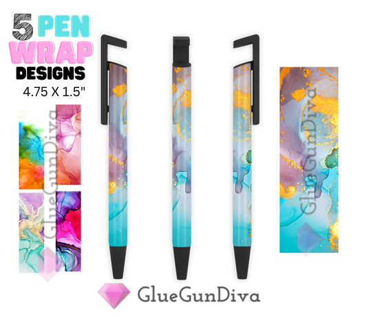 Fluid Inks - Digital Pen wraps