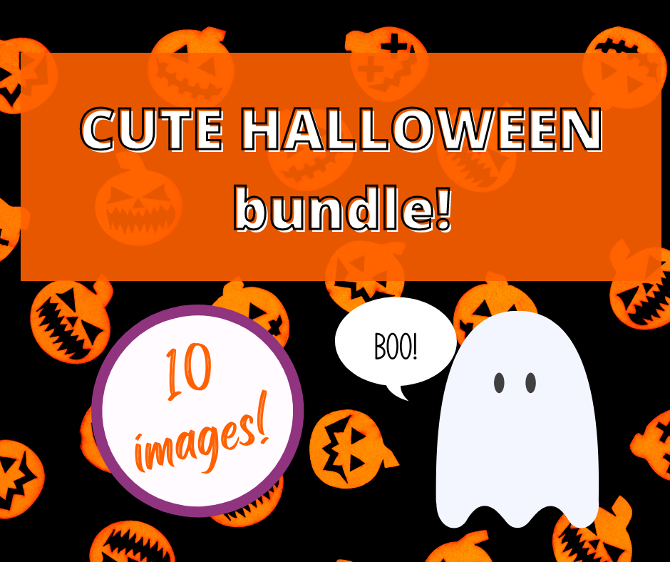 CUTE Halloween images BUNDLE 2022 - 10 images