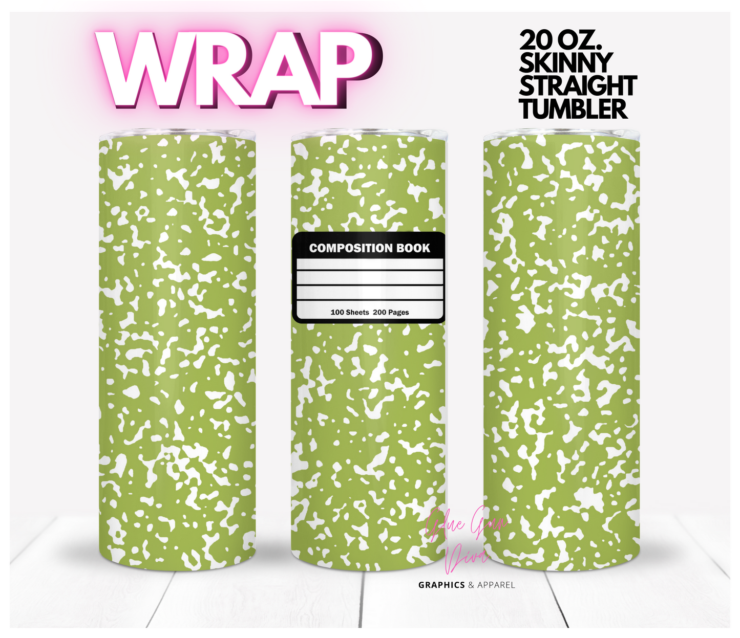 BRIGHTS Composition Book Wrap Designs BUNDLE - 10 images