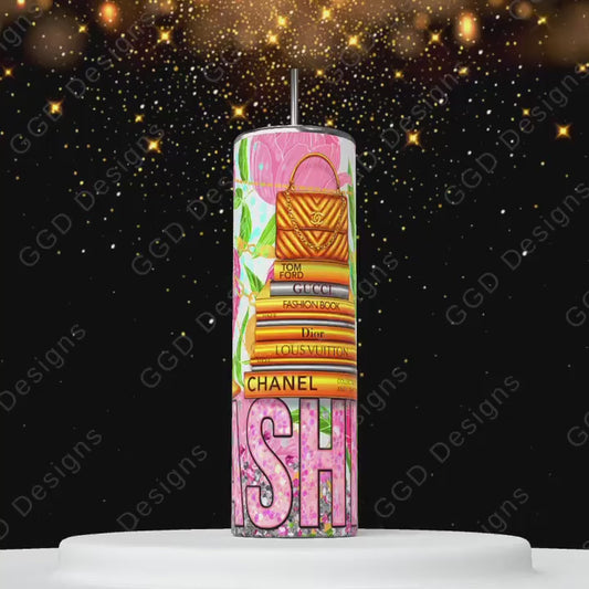 Fashion - Digital tumbler wrap for 20 oz skinny straight tumbler