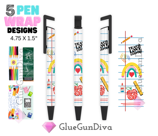 Best Teacher - Digital Pen wraps