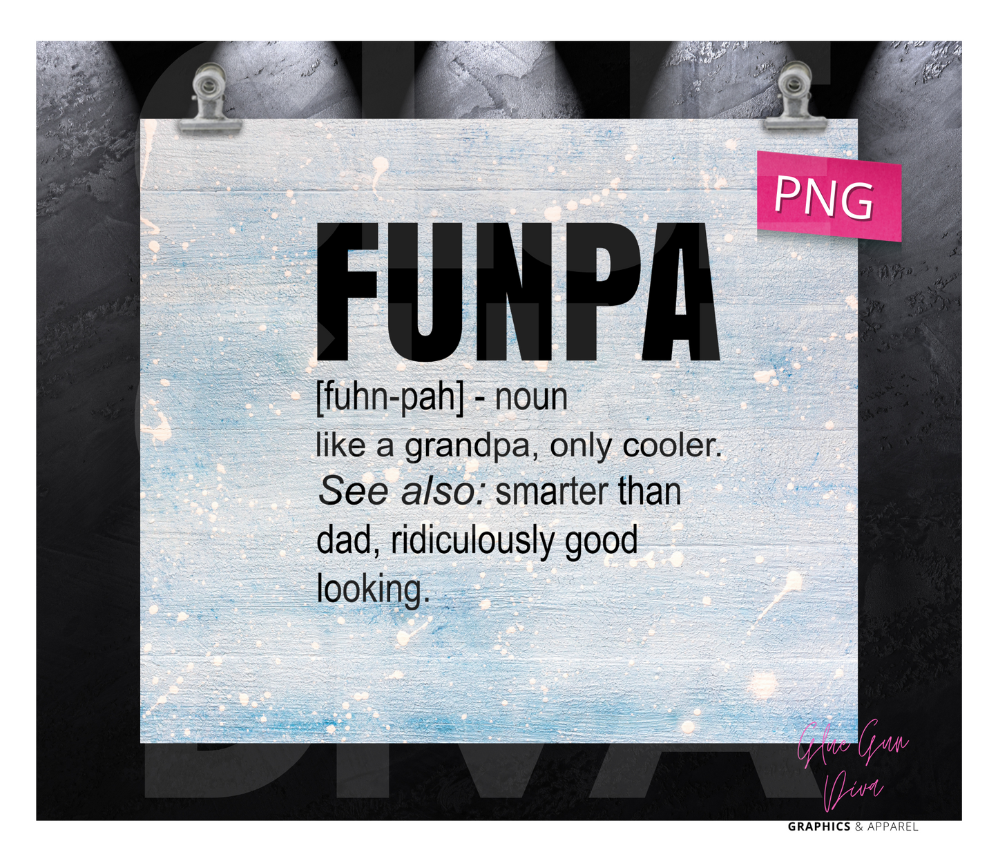 Funpa -  Digital tumbler wrap for 20 oz skinny straight tumbler