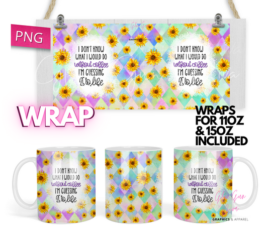 25 To Life - Digital mug wrap for 11 and 15 oz