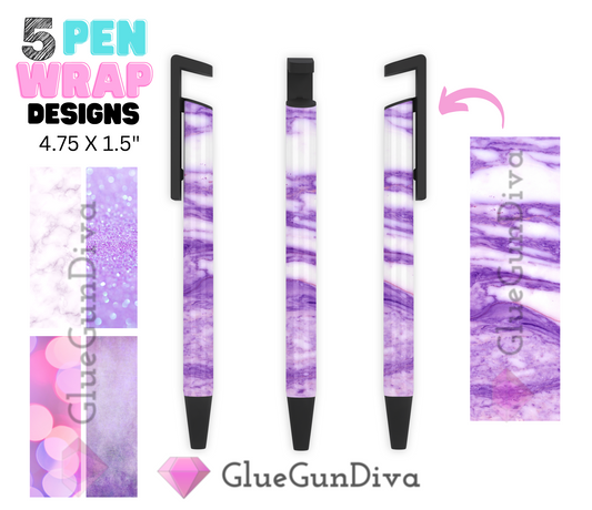 Purple Pens - Digital Pen wraps