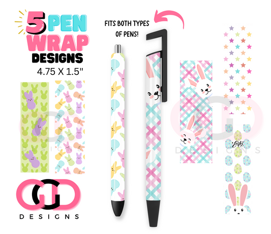 Easter 1 Pens - Digital Pen wraps