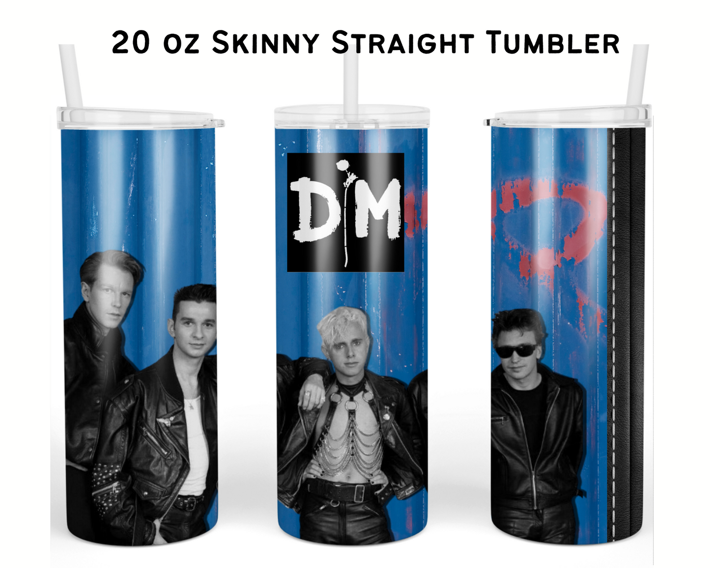 DEPECHE MODE band Blue Insulated Tumbler