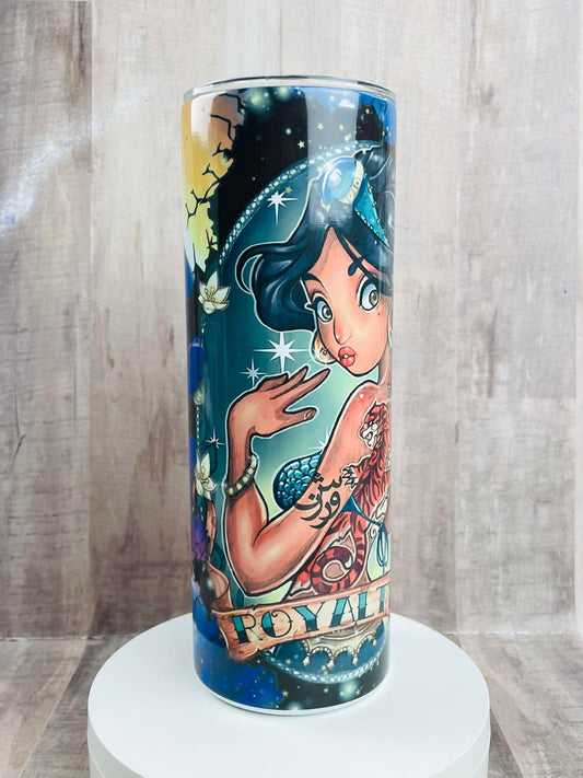 ROYALTY PRINCESS with tattoos Insulated Tumbler
