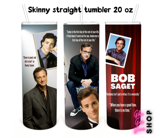 BOB SAGET Tumbler Danny Tanner quotes, Full House, Comedian  Insulated Tumbler