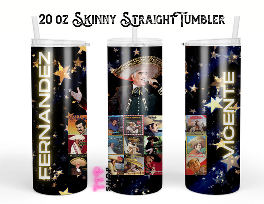 Vicente Fernandez Albums Insulated Tumbler